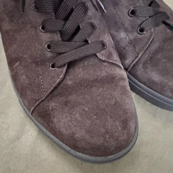 UGG Chocolate Brown Suede & Leather Lined Hi Top Sneakers. Size 9/EU 40 - Picture 5 of 10